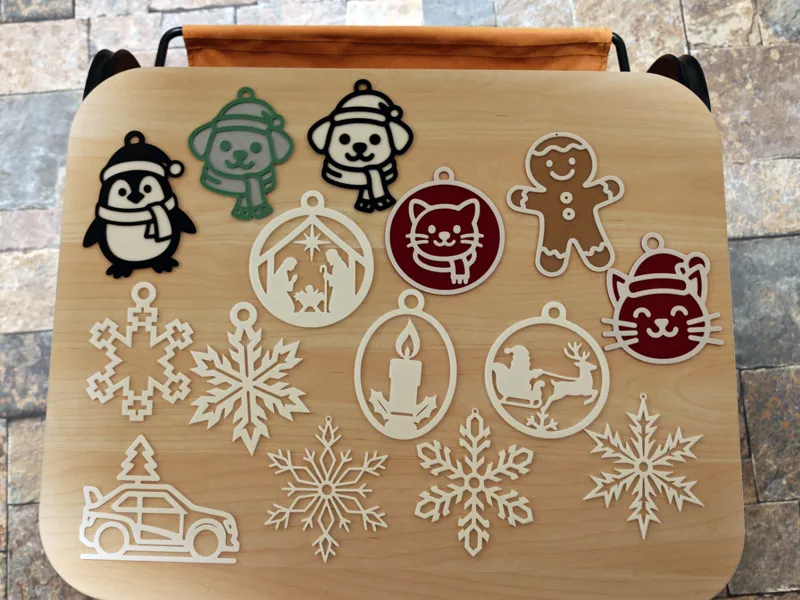 Christmas Hanging Ornament Set
