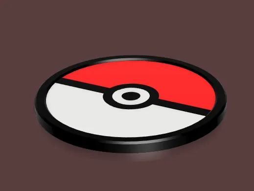 Pokeball coaster