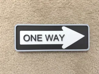 One-Way Street Sign ( Decoration )