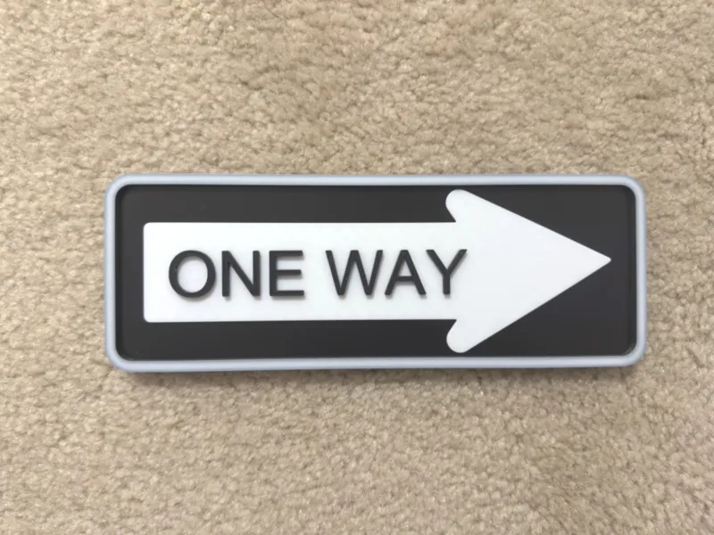 One-Way Street Sign ( Decoration )