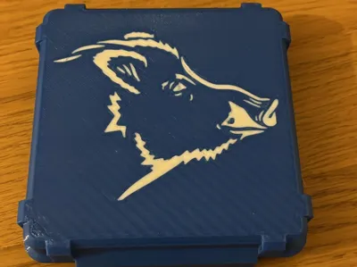 12 Gauge box with wild boar