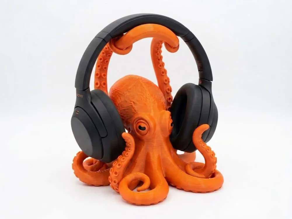 Soporte: polpo porta cuffie. Referencia del modelo original.