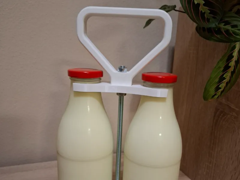 Milk bottle carrier