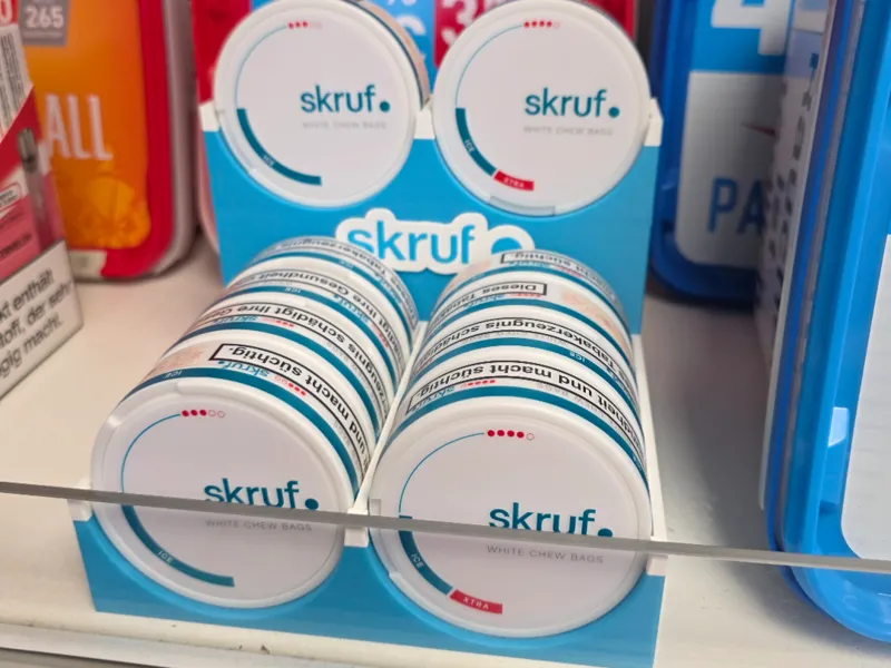 Thekendisplay skruf