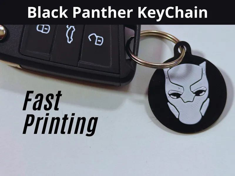 Black Panther Keychain