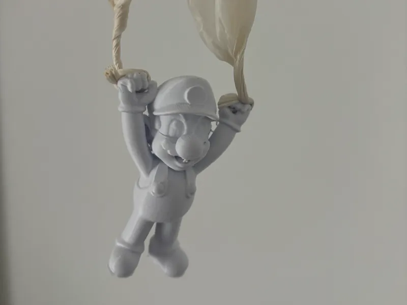 Super Mario Paracadutista – Mini Print Decorativo