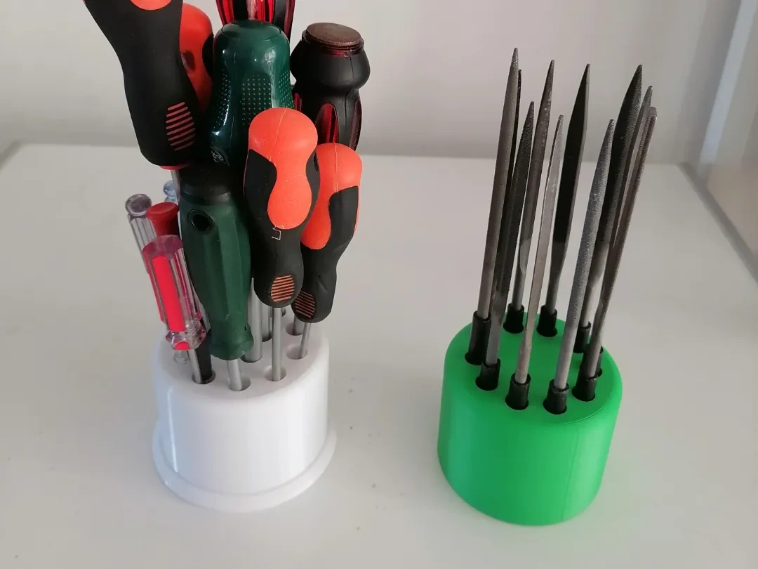 螺丝刀锉刀架 桌面工具收纳 工具放置