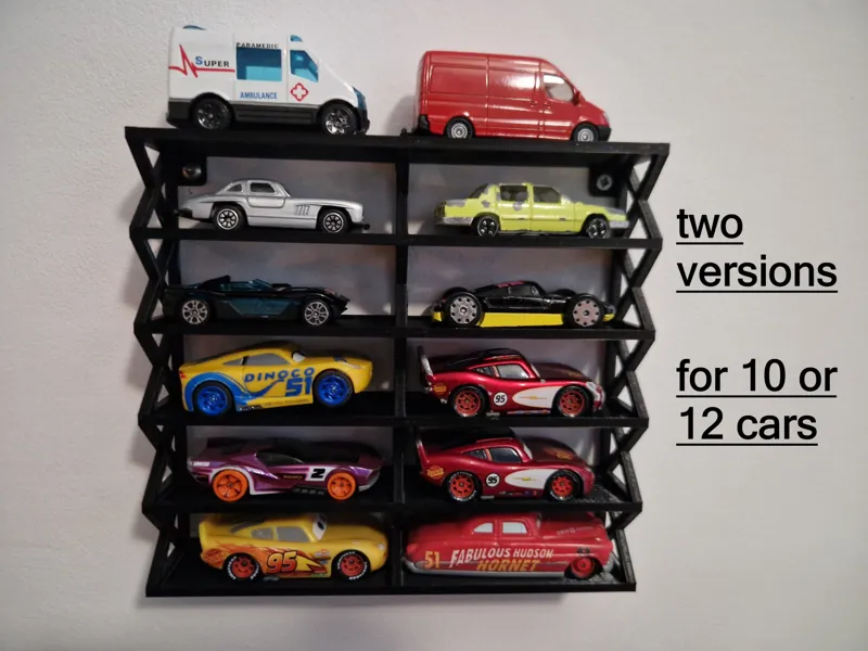 Shelf for toy cars