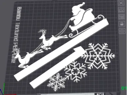 Christmas themed door topper