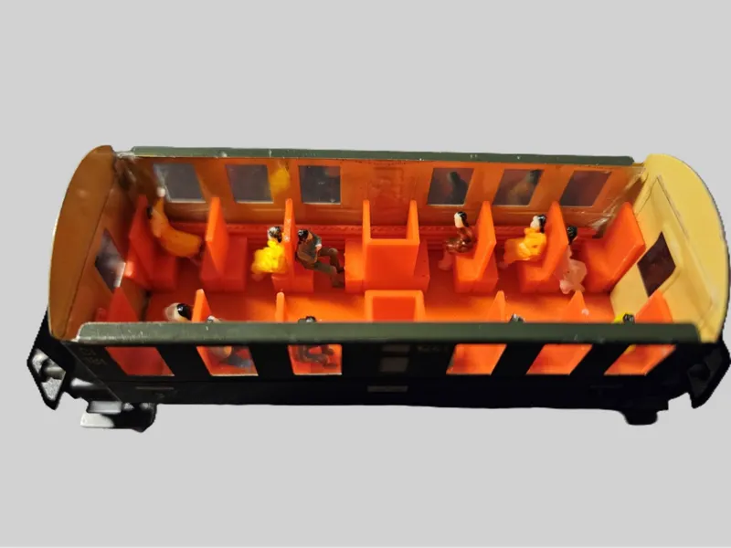 Inneneinrichtung Plattformwagen Märklin 4000/4040