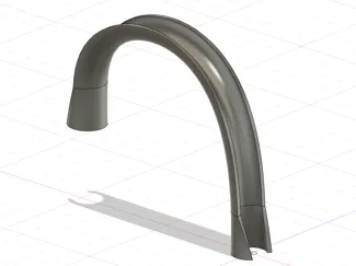 Anti-Bend Shower Hose Holder (14mm)