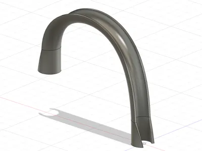 Anti-Bend Shower Hose Holder (14mm)