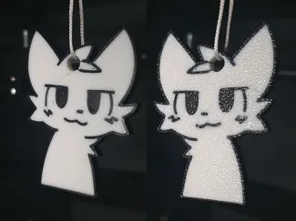 boykisser keychain [FLAT multicolor]
