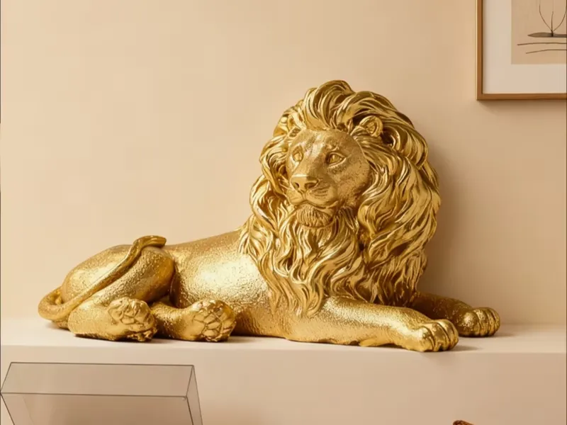 Leone ''riposo del guerriero''