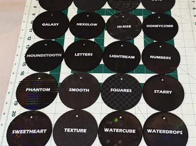 Build Plate Effect Swatches