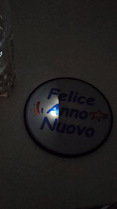 Luminous Coaster for the New Year