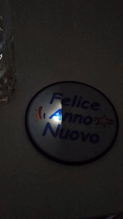Luminous Coaster for the New Year