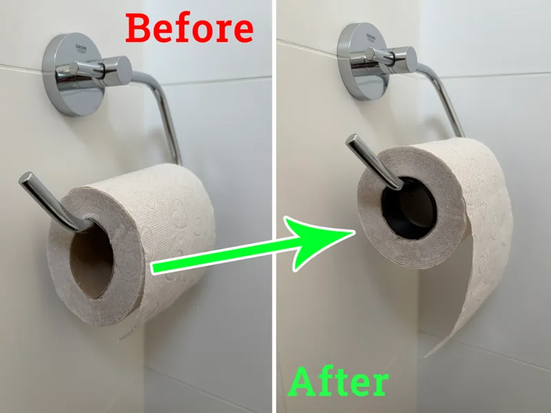 Toilet Paper Roll Rounder
