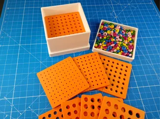 Adjustable Bead Sieve & Sorting Box - 8 sieves