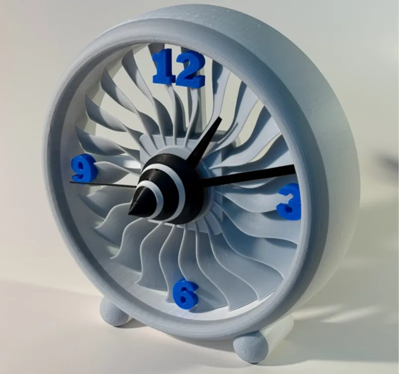 Jet Engine Clock - remix