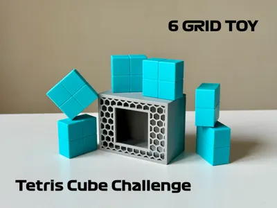 Tetris Cube Challenge | 6 grid toy