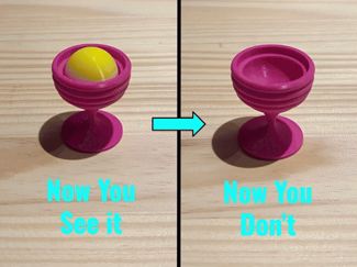 Ball and Vase Magic Trick