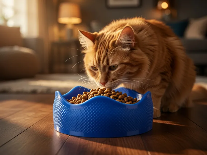 pet food bowl with diamond knurled design 