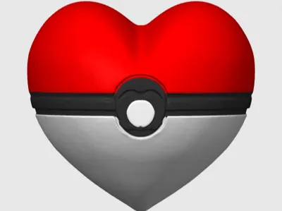 Heart Shaped Pokeball