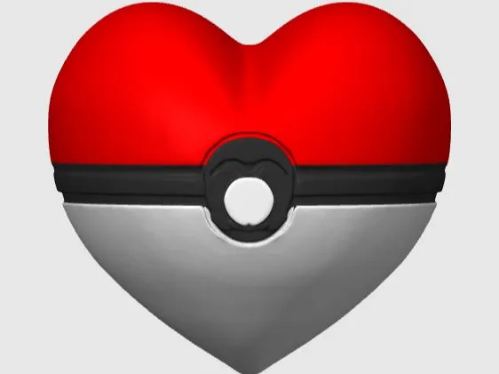 Heart Shaped Pokeball