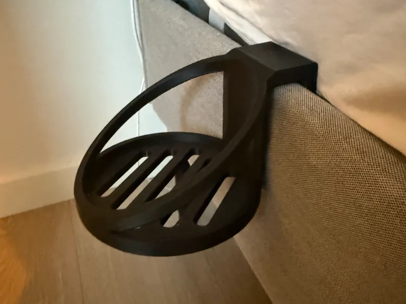 Cupholder for bed frame