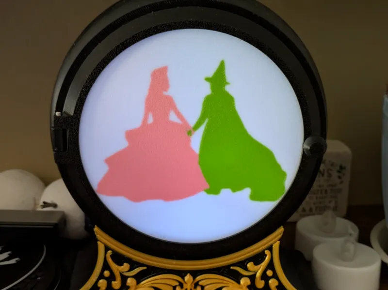 Wicked Tea Light Scene