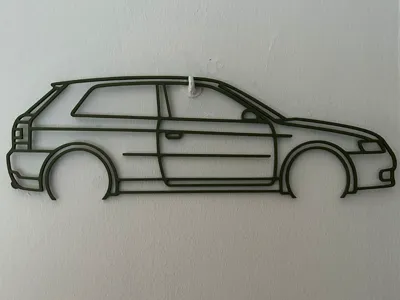Audi S3 8L Silhouette