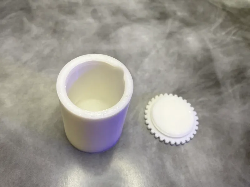 airbrush paint mixer with rounded bottom V2