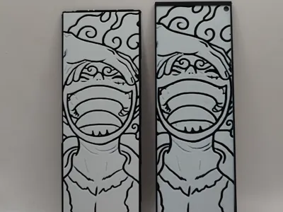 Marque Page Luffy One Piece sans AMS Bookmark