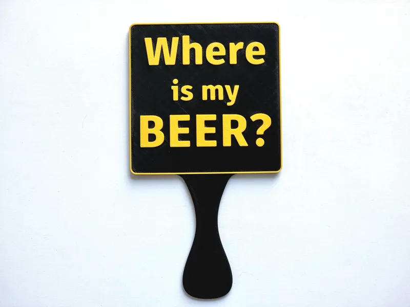 Photobooth Props - Where is my BEER