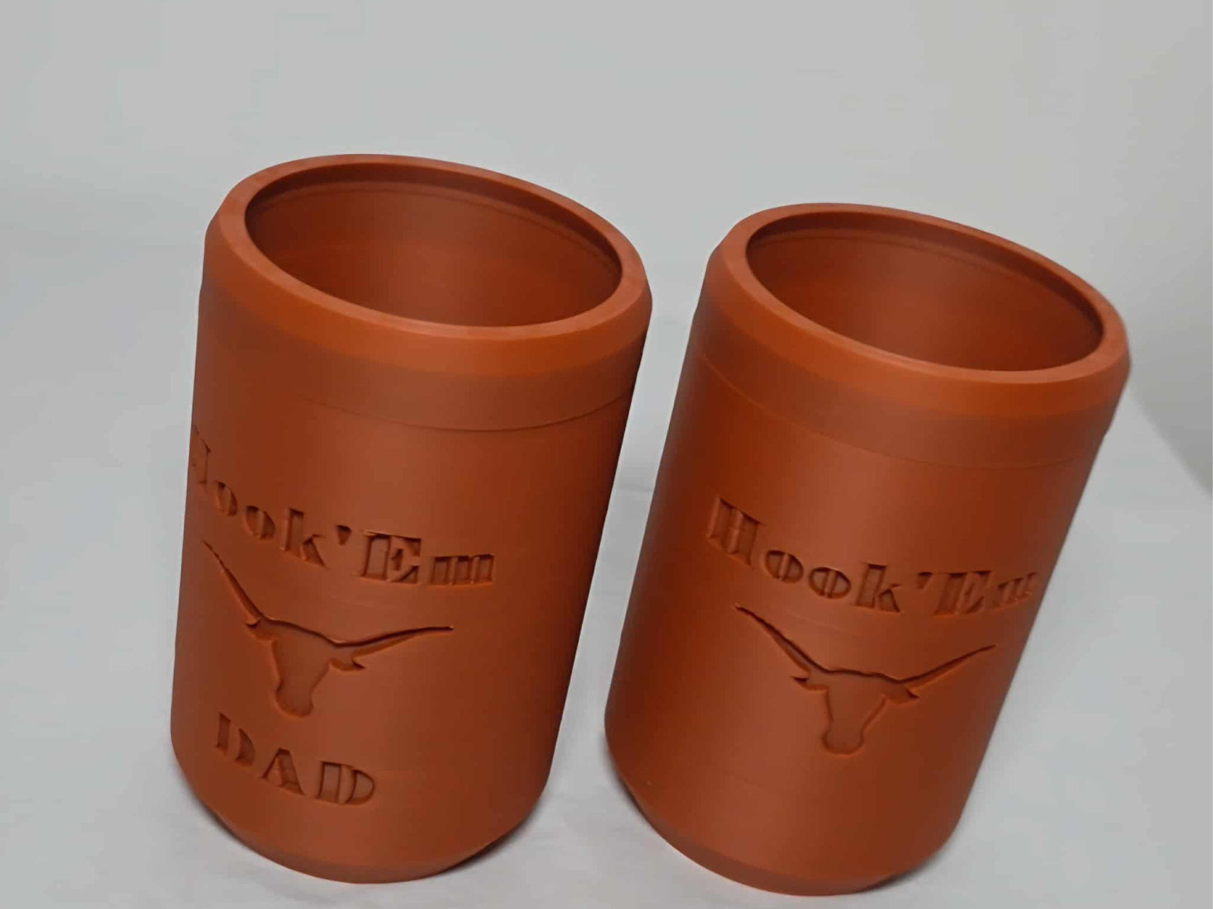 Hook' Em Longhorns Koozie 12oz can 