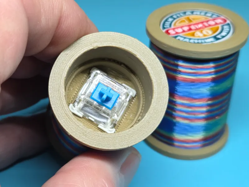 Spool of Silk Thread DOUBLE END CLICKER Fidget