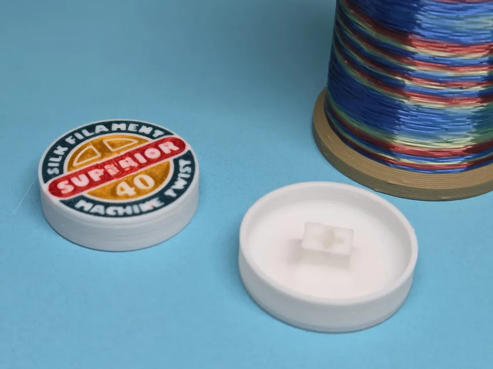Spool of Silk Thread DOUBLE END CLICKER Fidget - Free 3D Print Model ...