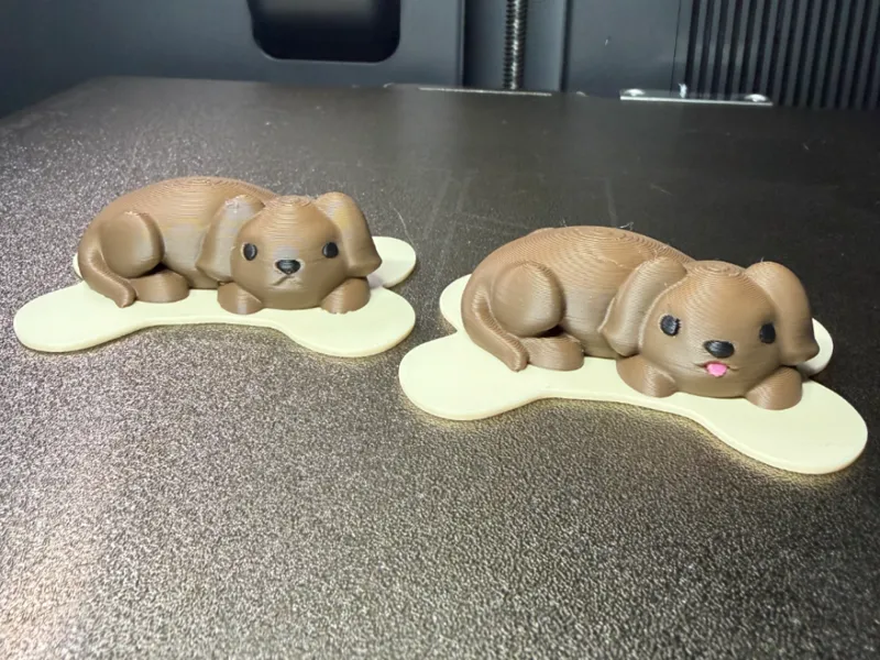 Cute puppy model from a young child's imagination!