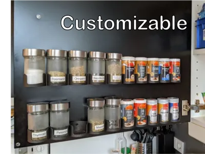 Customizable spice rack