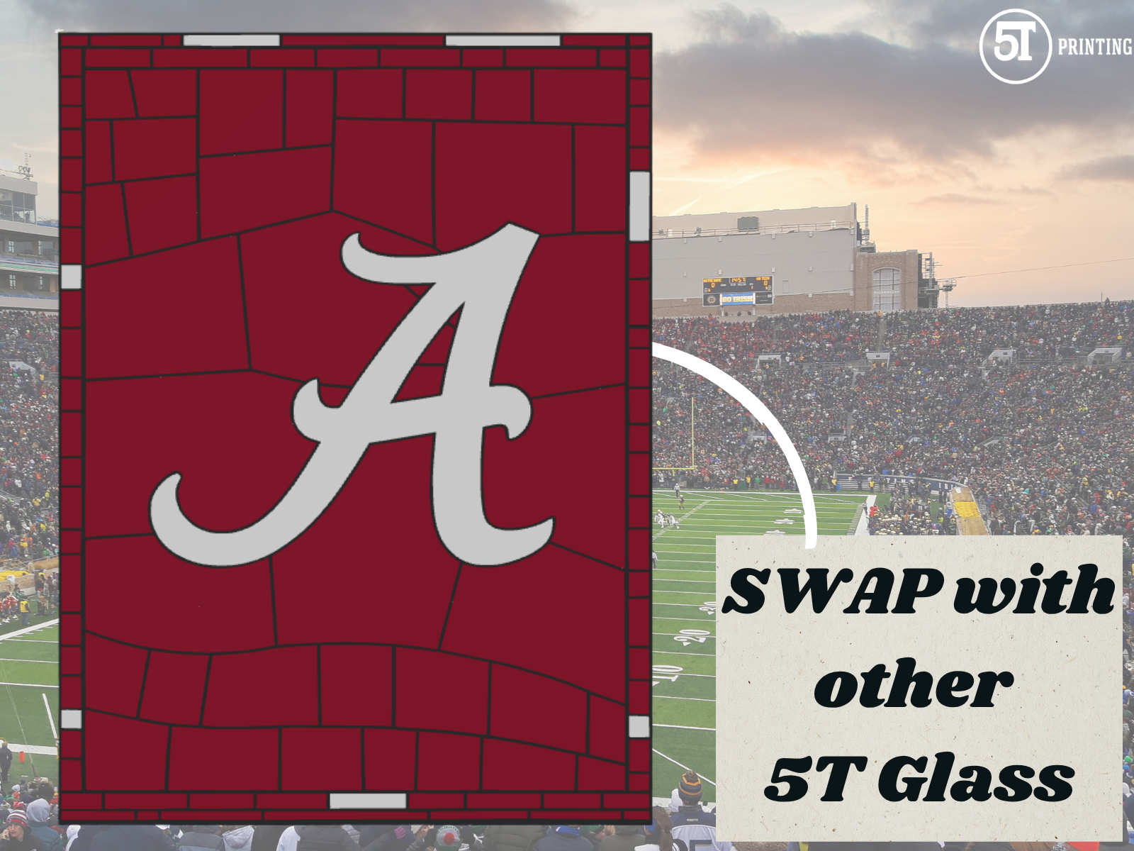 Alabama Classic light (swappable glass)