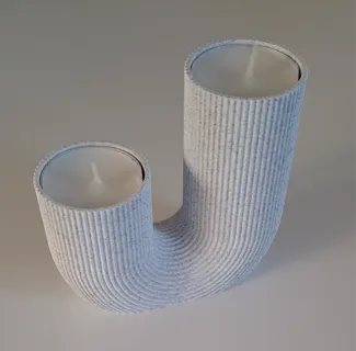 Minimal Candle Holder different heights Remix