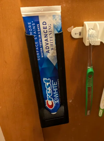 Toothpaste Holder for cabinet door