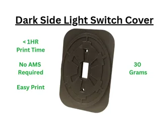 Dark Side - Light Switch Cover