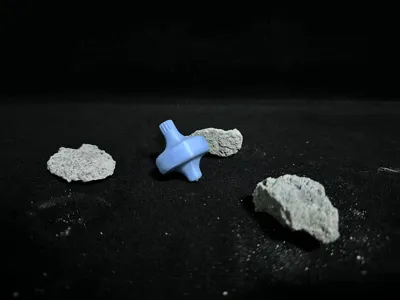 3D Printed Gyro - long-spinning, requires only 10g filament