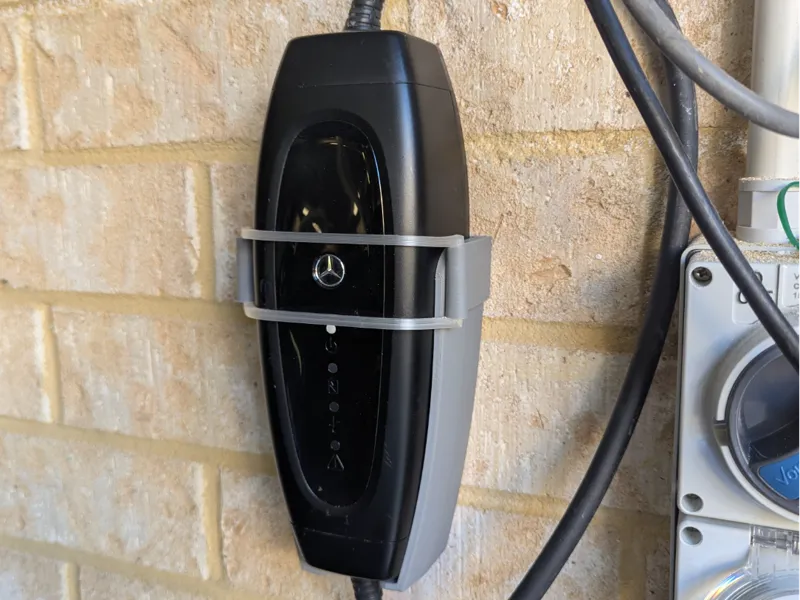 Mercedes EQ series EV charge adapter wall mount