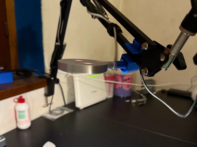 Adjustable Clip Mount for Bambu Lab Maker Lamp