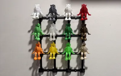 Wall Display for 3DBenchy w/arms & legs
