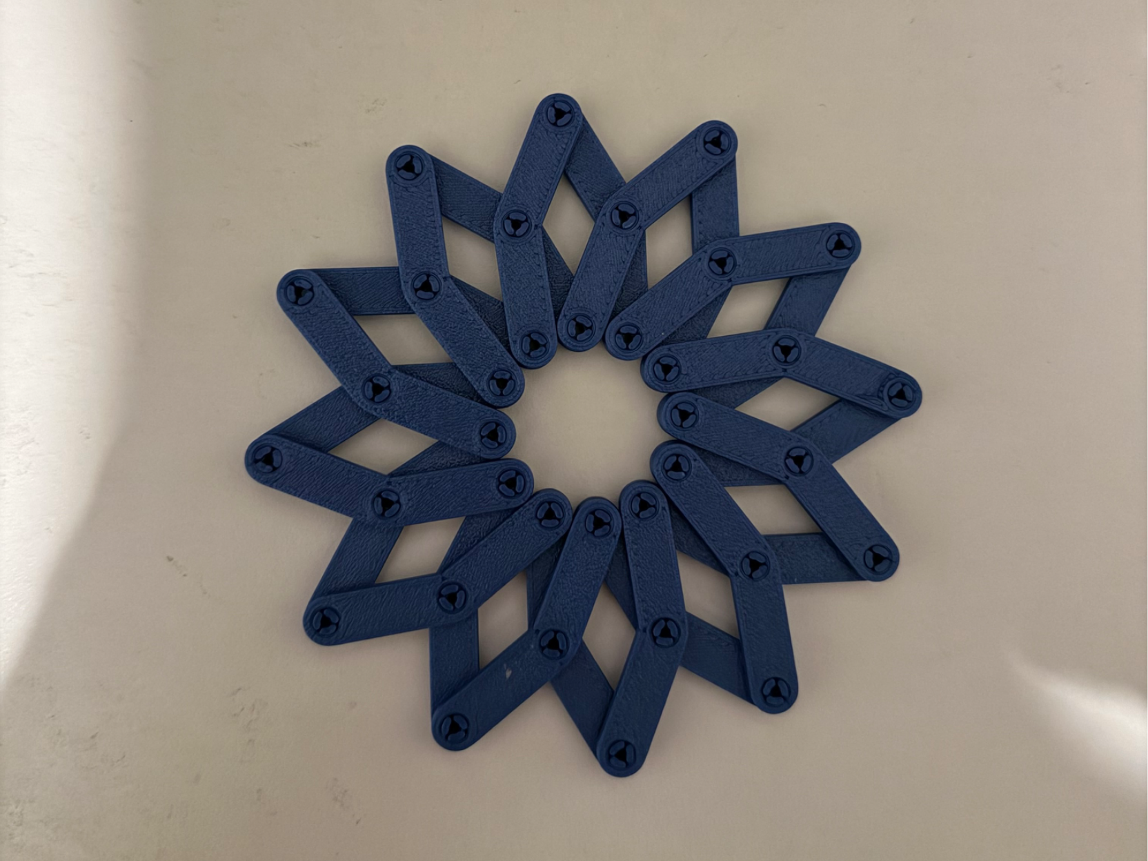 The Hoberman sphere / Circular Linkage Mechanism