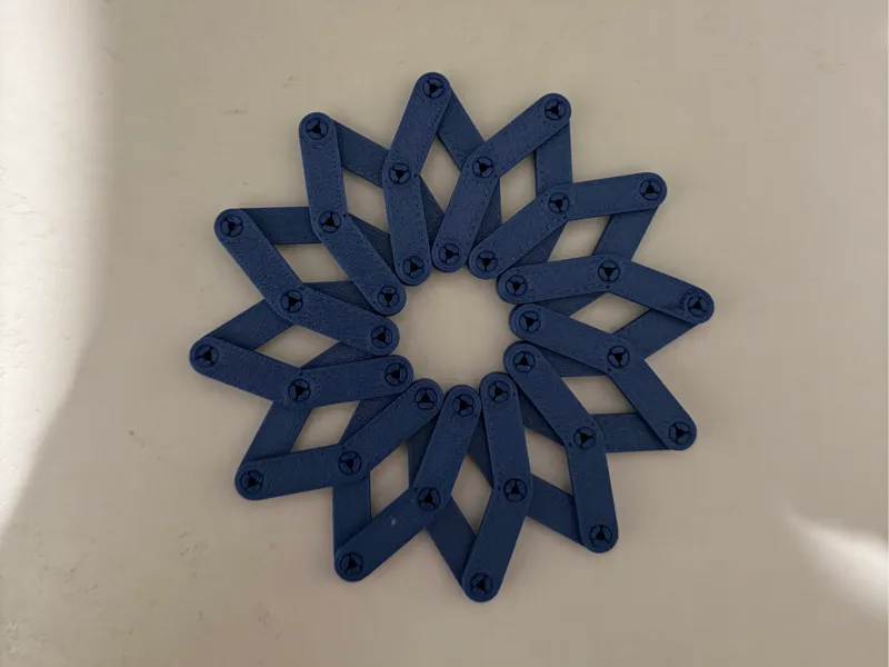 The Hoberman sphere / Circular Linkage Mechanism